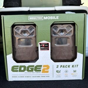 Moultrie Mobile Edge 2 Cellular Trail Camera 36MP 2 Pack MMC-14124 One Strap